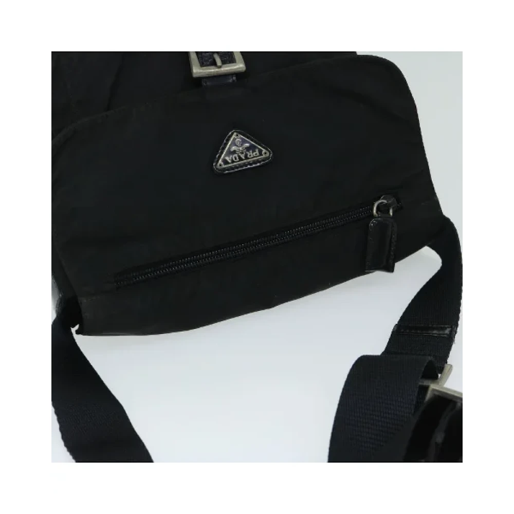 Prada Vintage Pre-owned Nylon prada-bags Black Dames