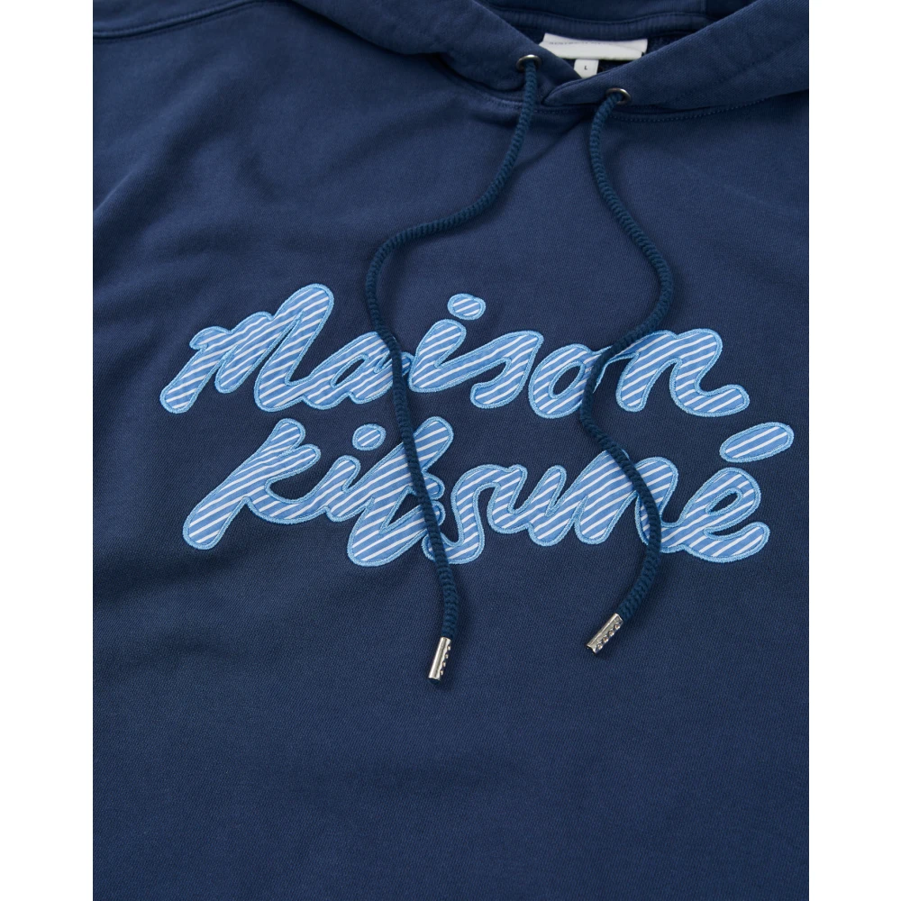 Maison Kitsuné Stijlvolle Sweaters Collectie Blue Heren
