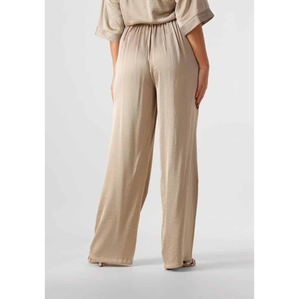 Nukus Zijden Josephine Broek in Bruin Brown Dames
