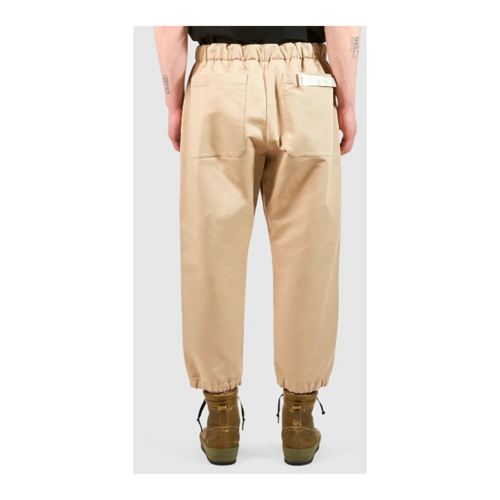 Philippe Model Wijde Beige Broek Brown Heren