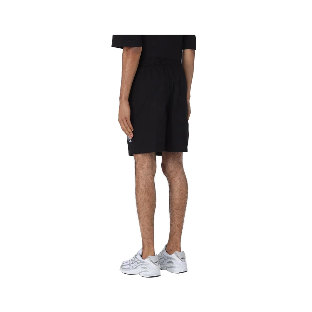 Calvin Klein Zwarte Shorts Elegant Stijl Black Heren