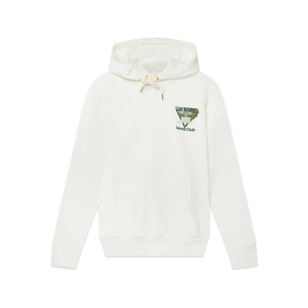 Casablanca Sporty Tennis Club Icon Hoodie White Heren