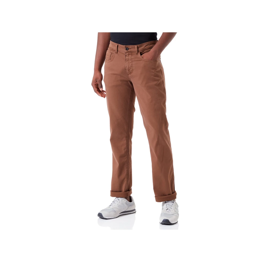 Camel active Relaxed Fit Broeken Shorts Brown Heren