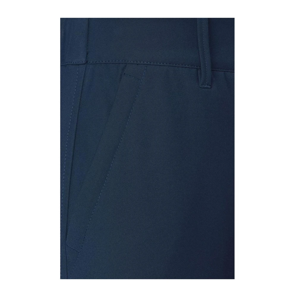 Street One Blauwe Polyester Regular Fit Broek Blue Dames