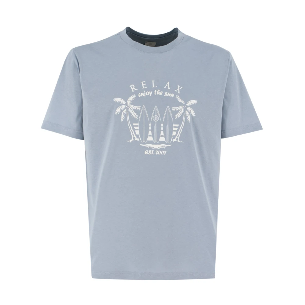 Eleventy - Tops > T-Shirts - Blue - Eleventy - Modalova