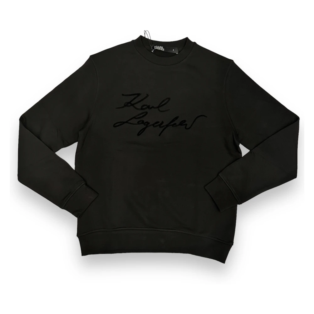 Karl Lagerfeld Zwarte Sweatshirt van Black Heren