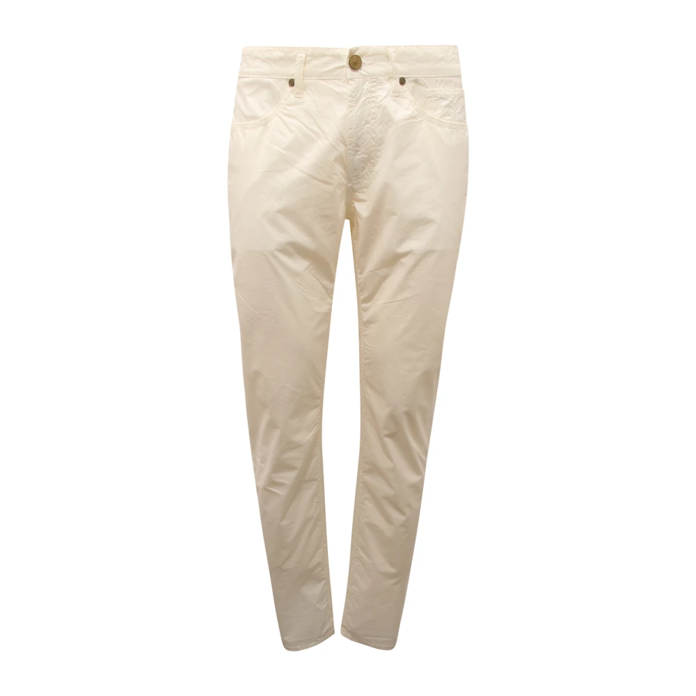 Jeckerson Men's White Chinos, W33, Jordan Slim Fit Trousers