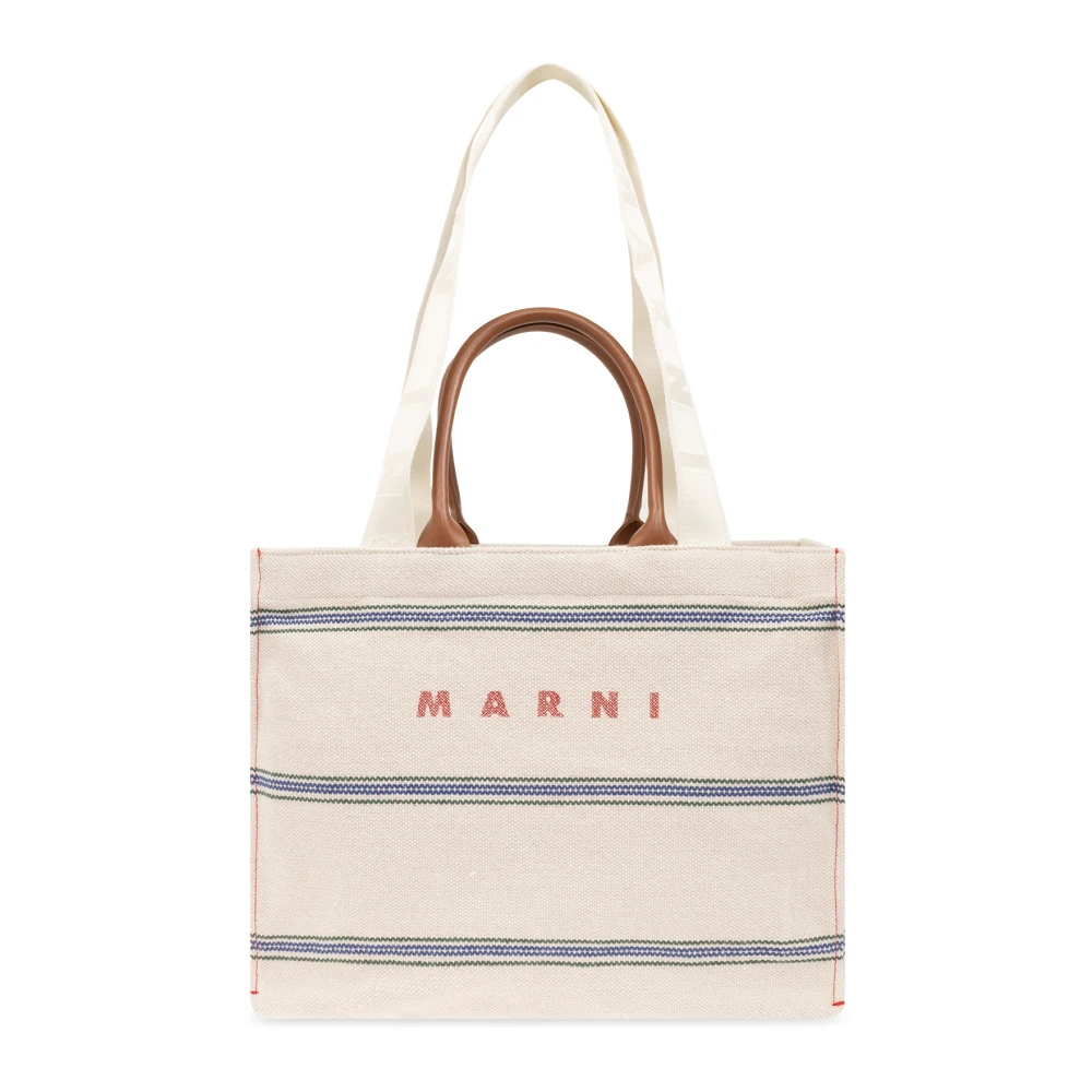 Marni - Bags > Tote Bags - Beige - Marni - Modalova
