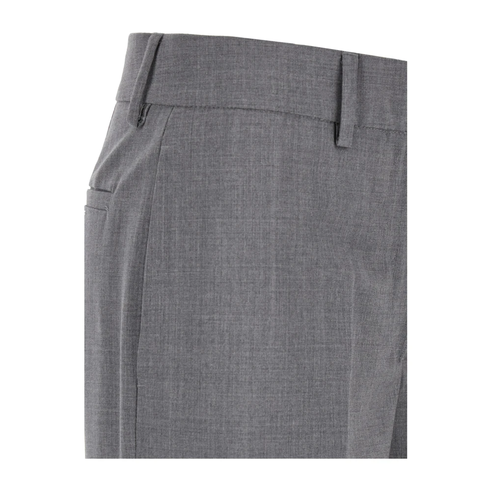 Msgm Grijze Broek Pantalone Pants Gray Dames