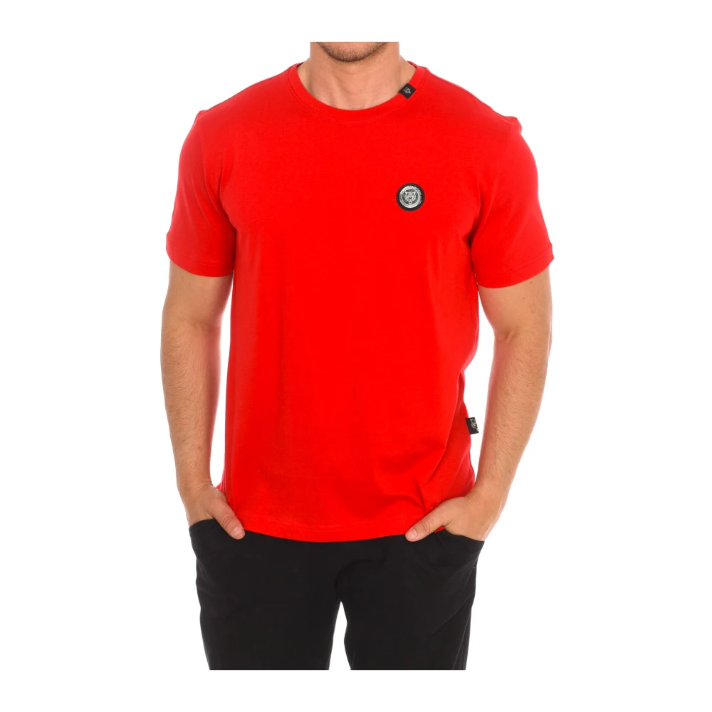 Plein Sport T-shirt met korte mouwen en Claw Print Red Heren