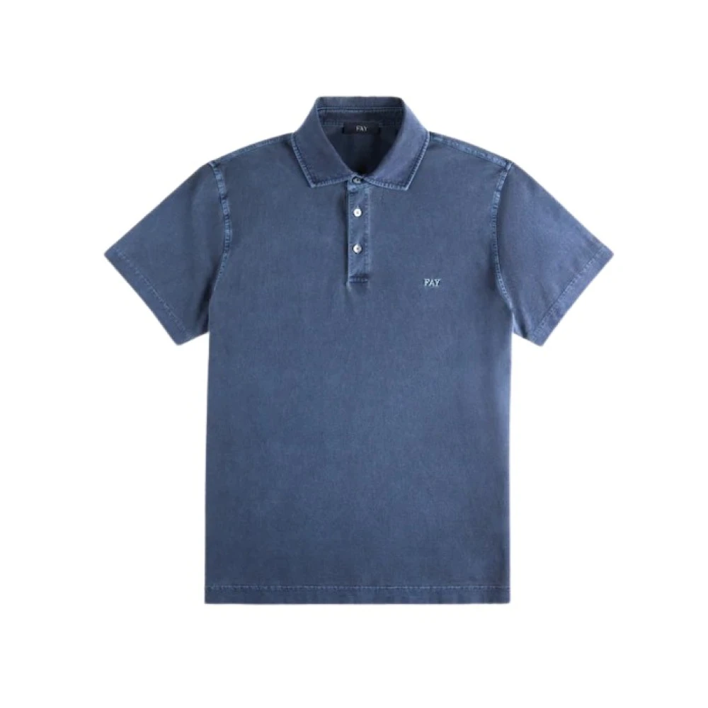 Fay - Tops > Polo Shirts - Blue - Fay - Modalova