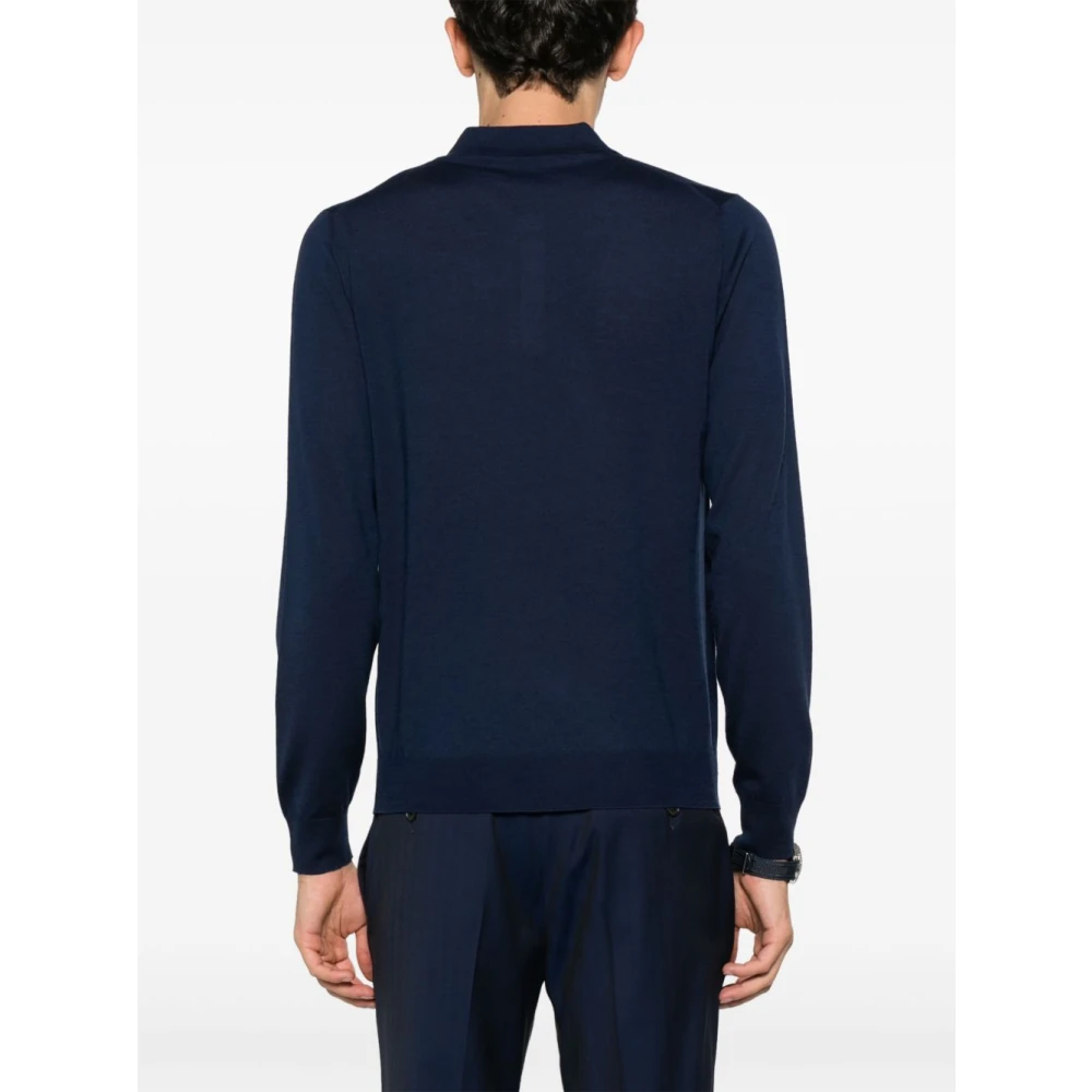 Corneliani Blauwe Sweater Herenkleding Blue Heren