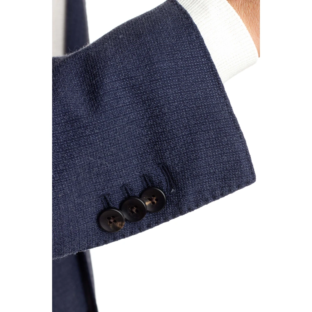 Lardini Blauwe Maatwerk Jassen Blue Heren