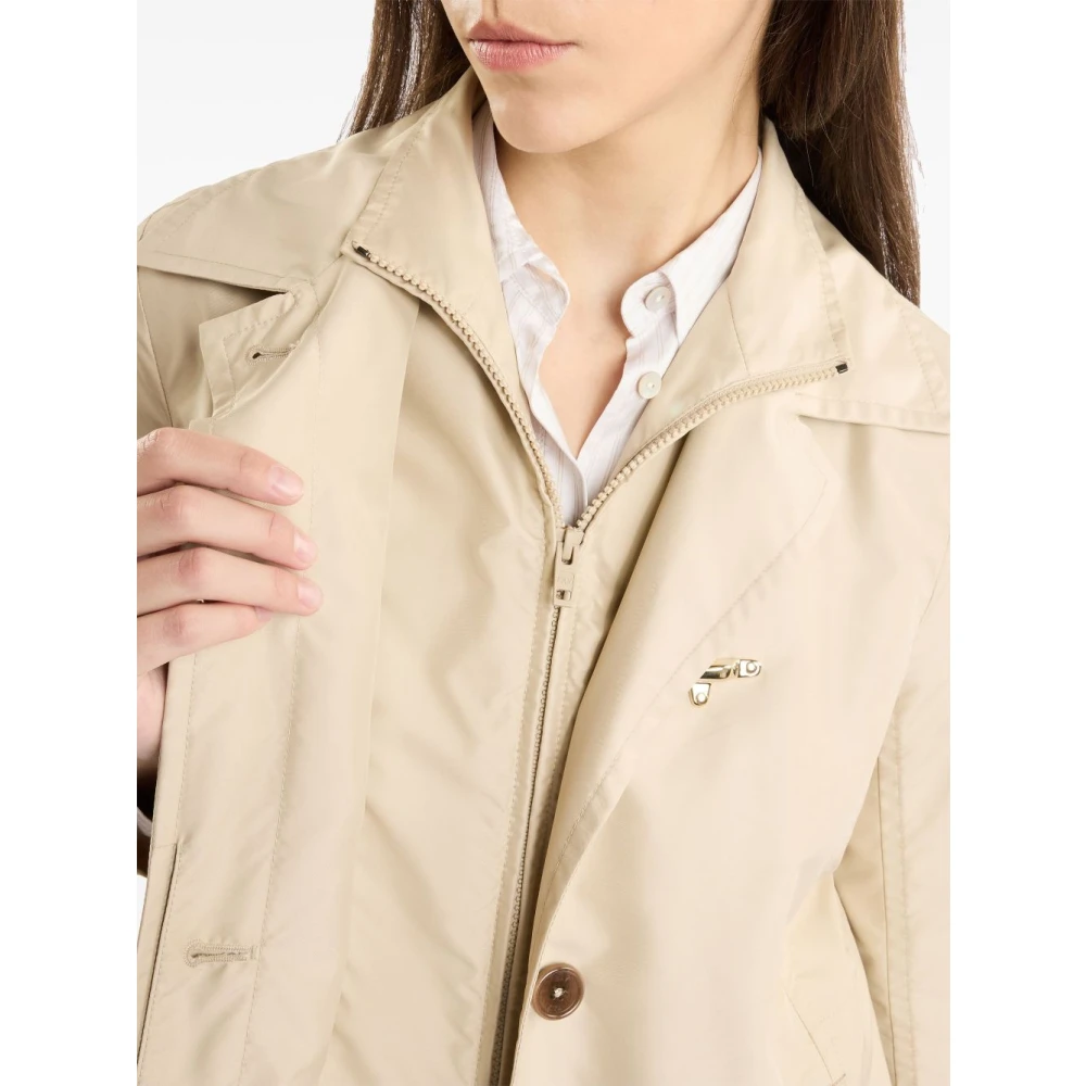 Fay Beige Jas Dames Buitenkleding Beige Dames