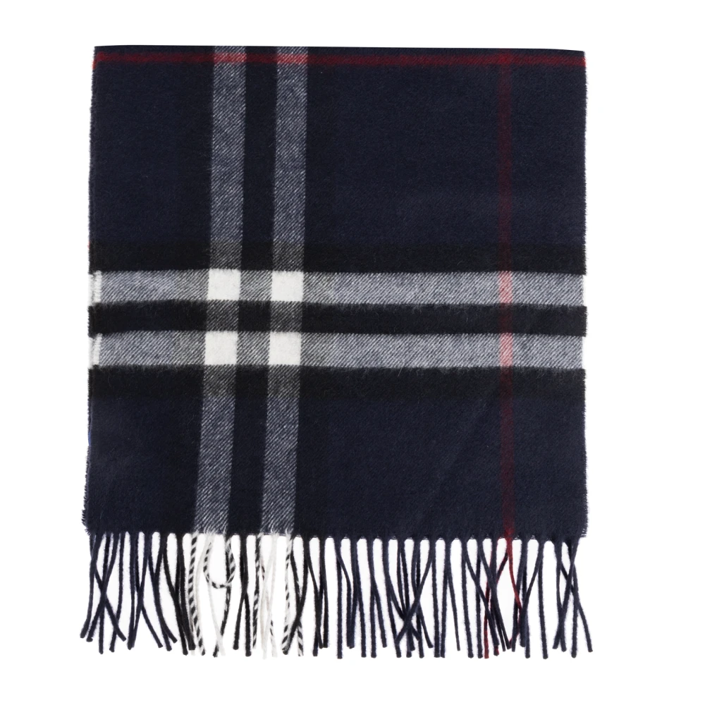 Burberry Blue Winter Scarves, Unisex, One Size, Cashmere Scarf