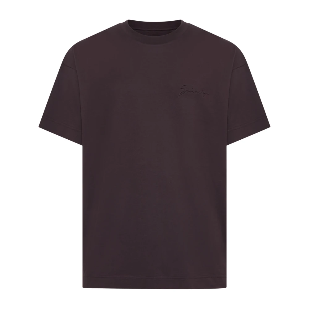 Givenchy T-shirt met ronde hals Purple Heren