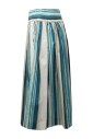 jupe-en-coton-bleu-vert-clair