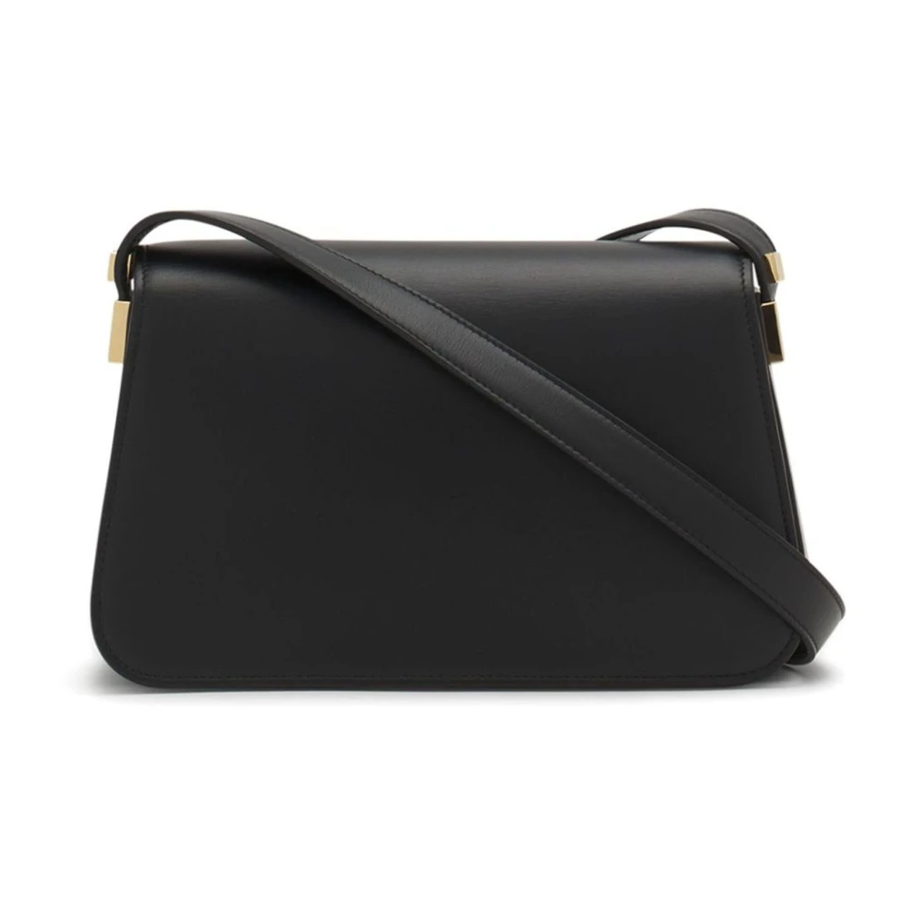 Lanvin Concerto Crossbody Tas in Zwart Leer Black Dames