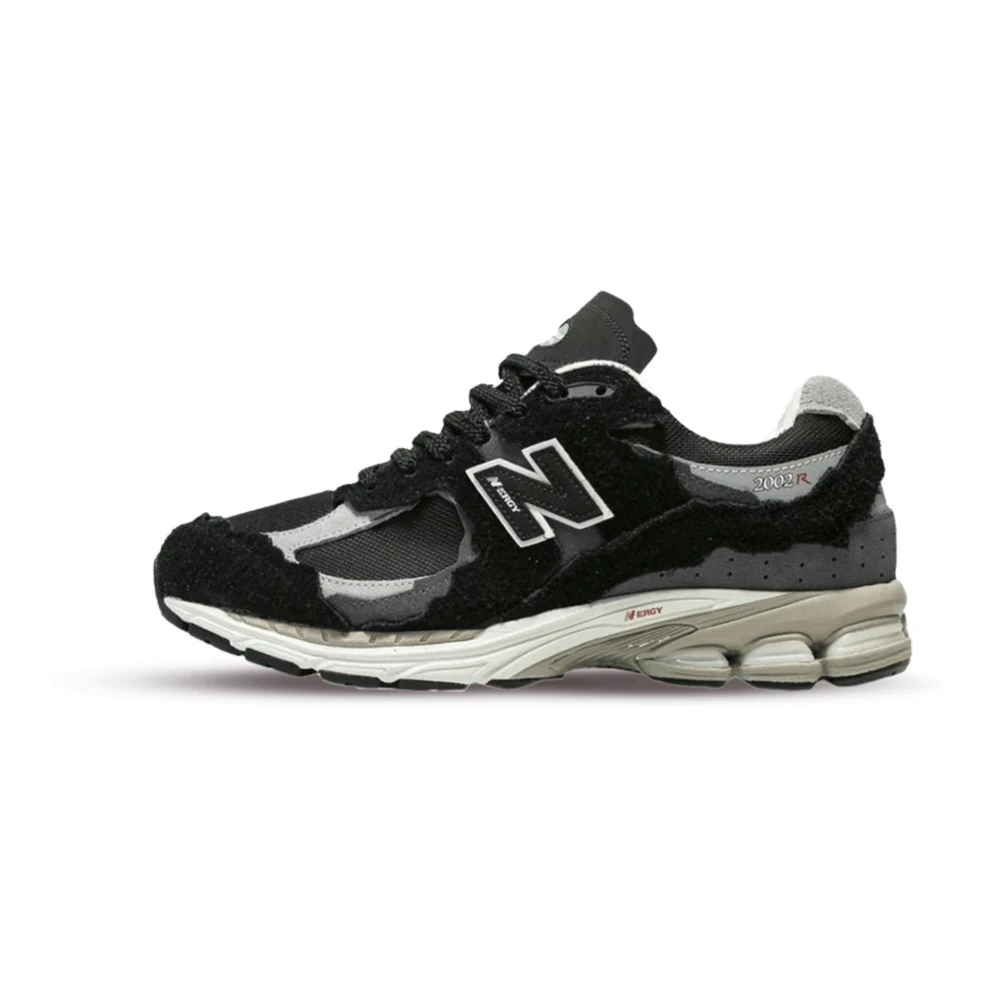New Balance , New Balance 2002R Protection Pack Black Grey Sneakers ,Black male, Sizes: 6 1/2 UK, 9 UK, 8 UK, 11 UK, 7 1/2 UK, 10 UK, 10 1/2 UK, 6 UK