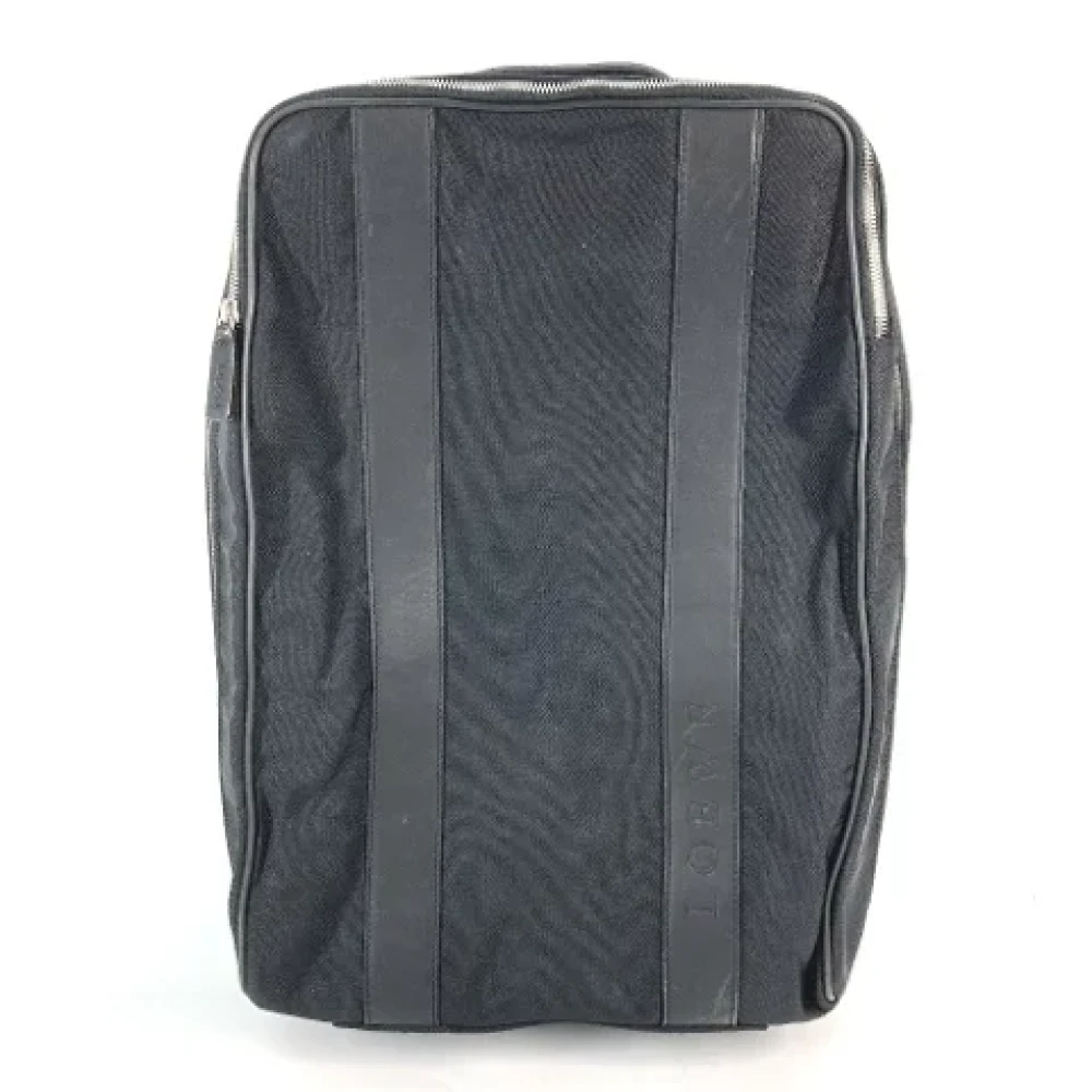Loewe Pre-owned Leather travel-bags Black Heren
