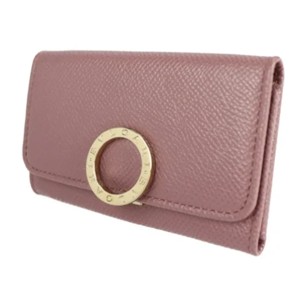 Bvlgari Vintage Pre-owned Leather key-holders Pink Dames