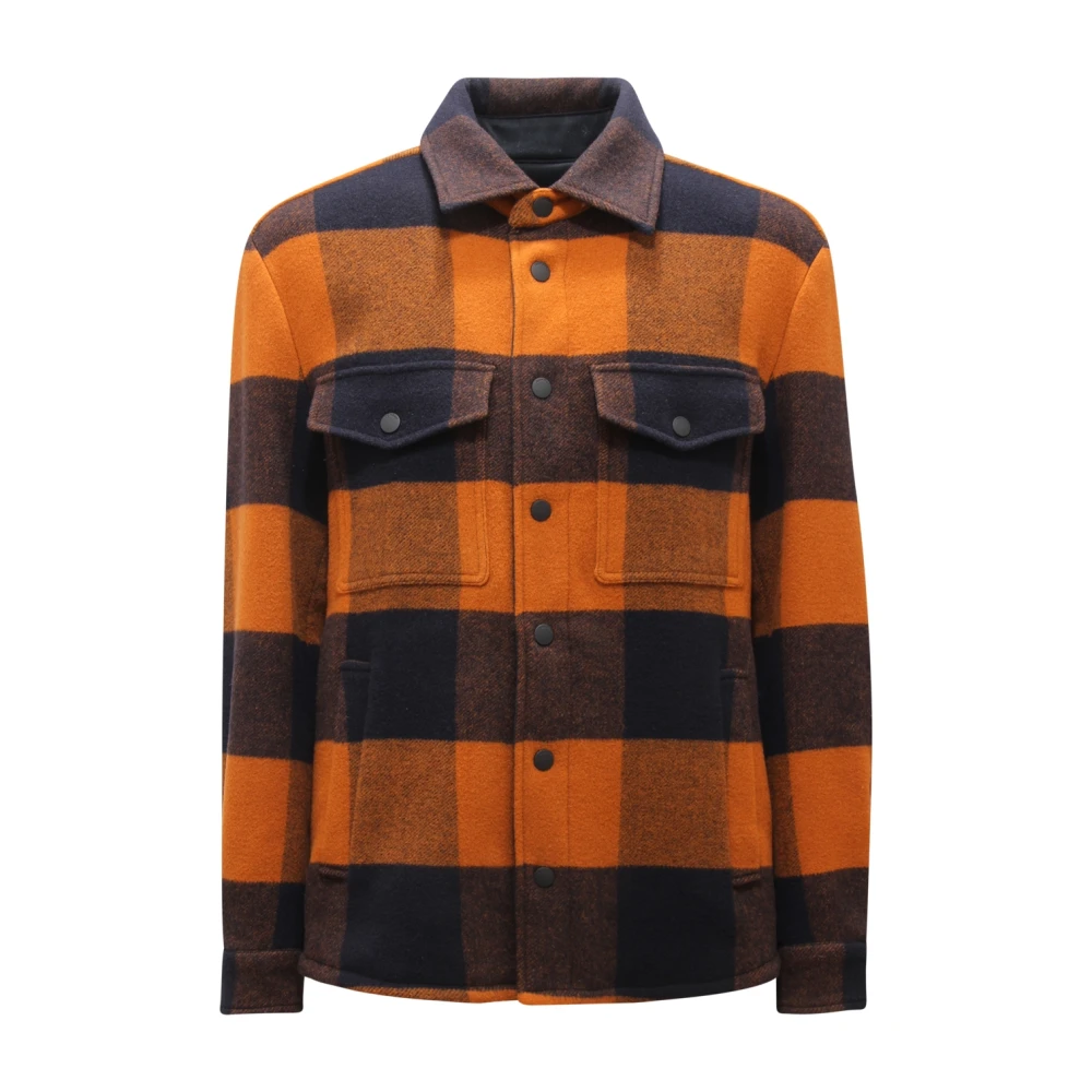Dondup Multicolor N1271 Giubbotto Wool Jacket - Male - Light Jackets - L - Jackets