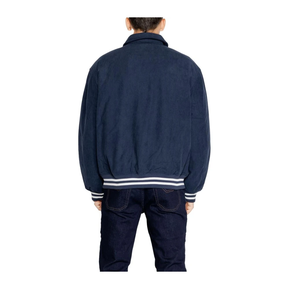 Tommy Jeans Blauwe Polyester Herenjas Herfst Winter Collectie Blue Heren