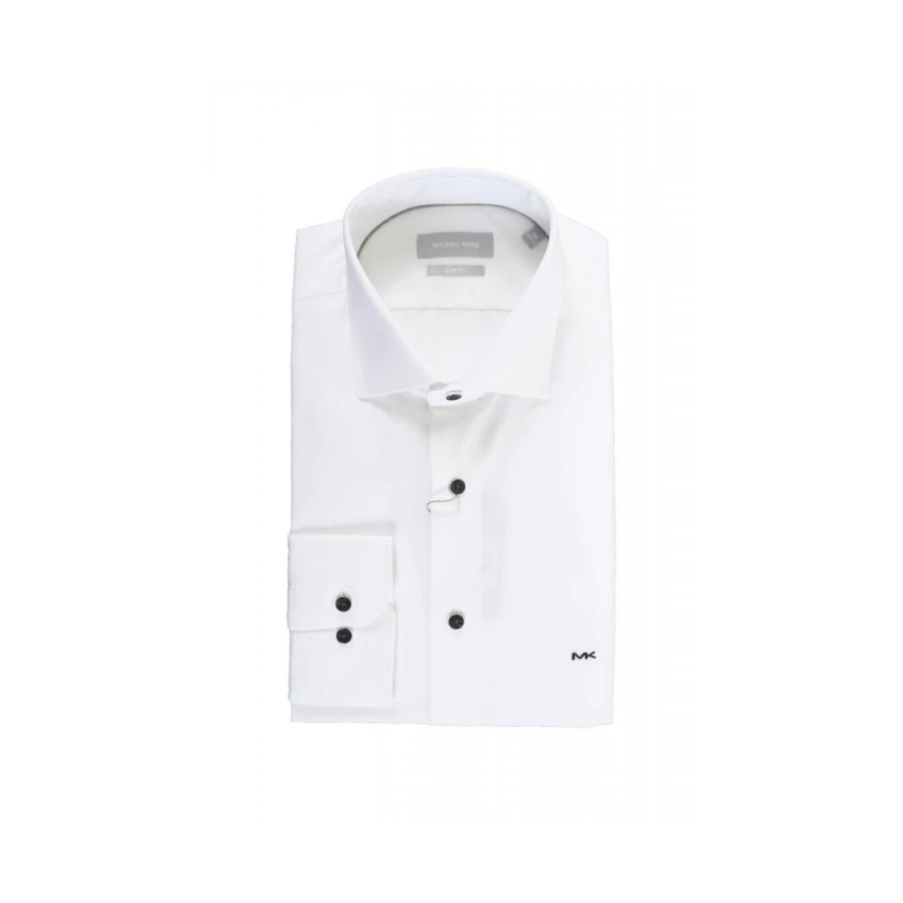 Michael Kors - Slim Fit Easy Care Stretch Hemd - Shirts - Herren - Weiß - M - Bild 3