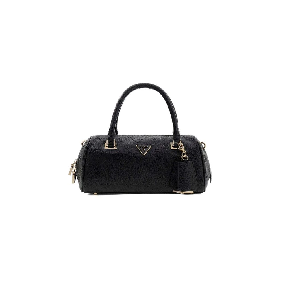 Guess Women's Black Cresidia Ii Box Satchel - Handbags - One Size - Bags
