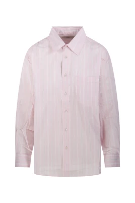 Oversized Randig Skjorta