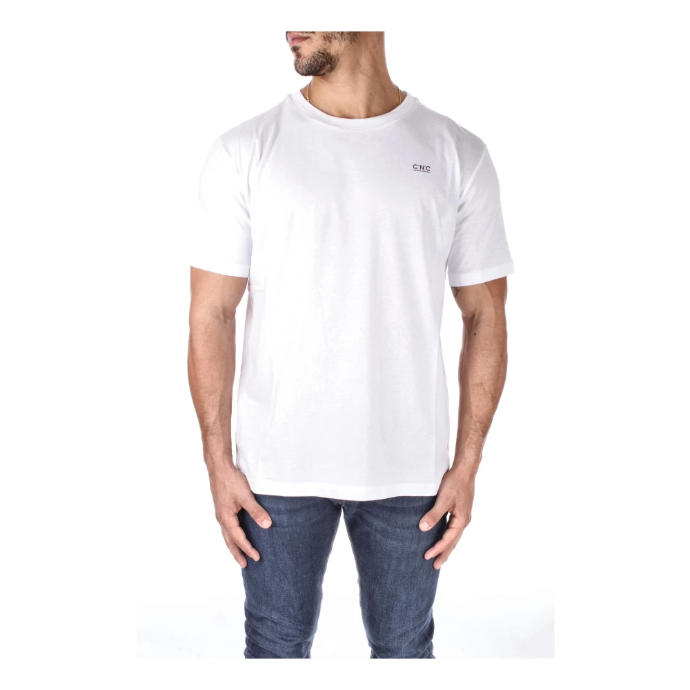 Costume National CNC Witte T-shirts en Polos White Heren