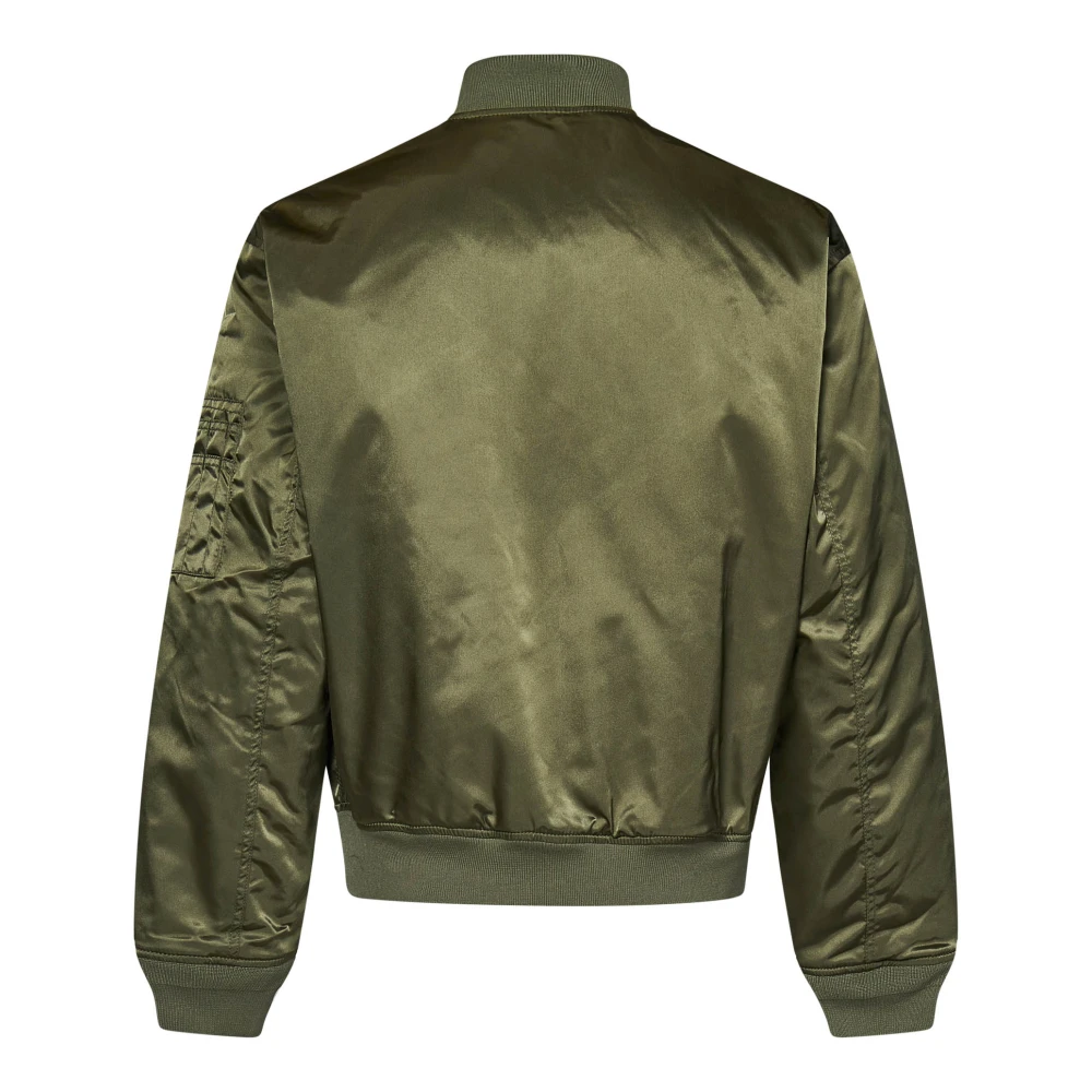 Lacoste Groene Waterdichte Bomberjack Aw24 Green Heren