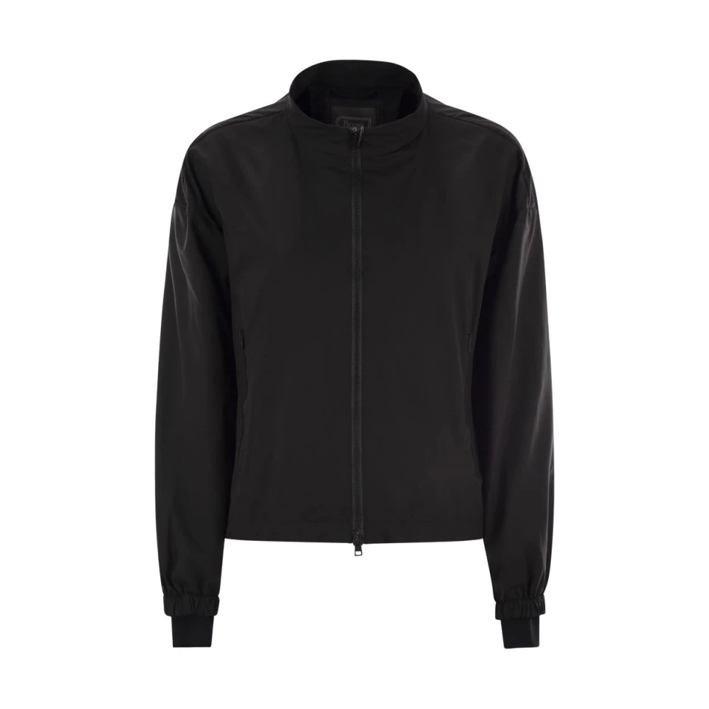 Herno Kvinno Svart Jackor Dam, M, Nylon, Bomberjacka
