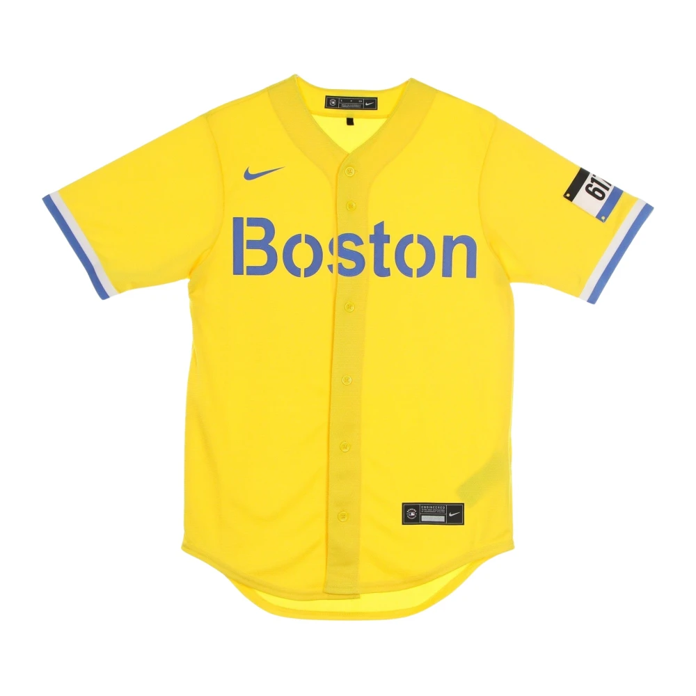 Nike MLB Official Replica Jersey City Connect Edition Yellow Heren