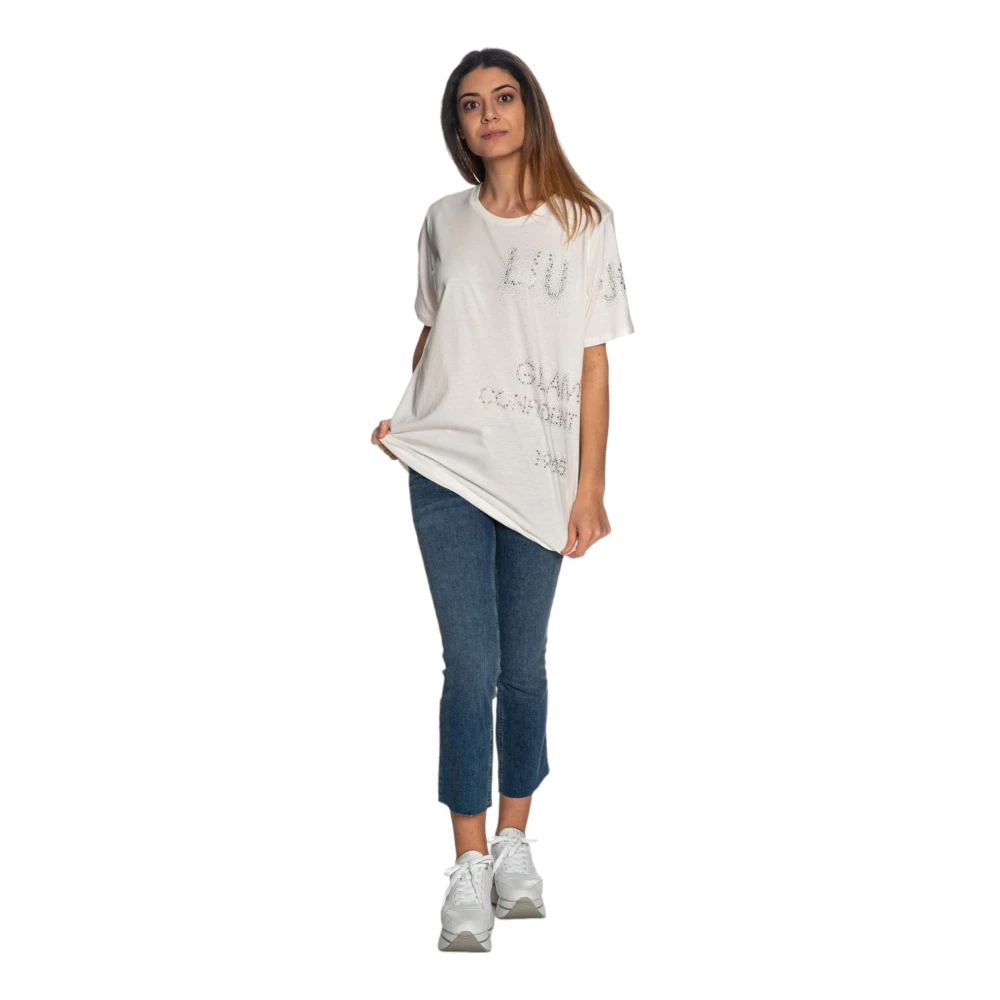 Liu Jo Korte Mouw T-shirt White Dames