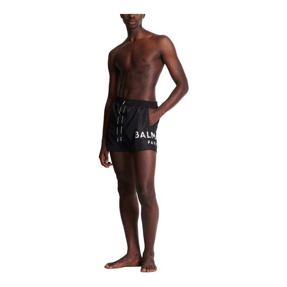 Balmain Zwemshorts Black Heren
