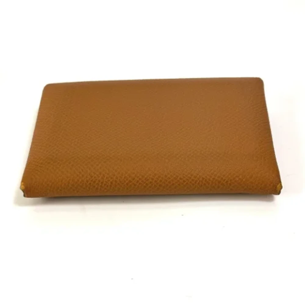 Hermès Vintage Pre-owned Leather home-office Brown Dames