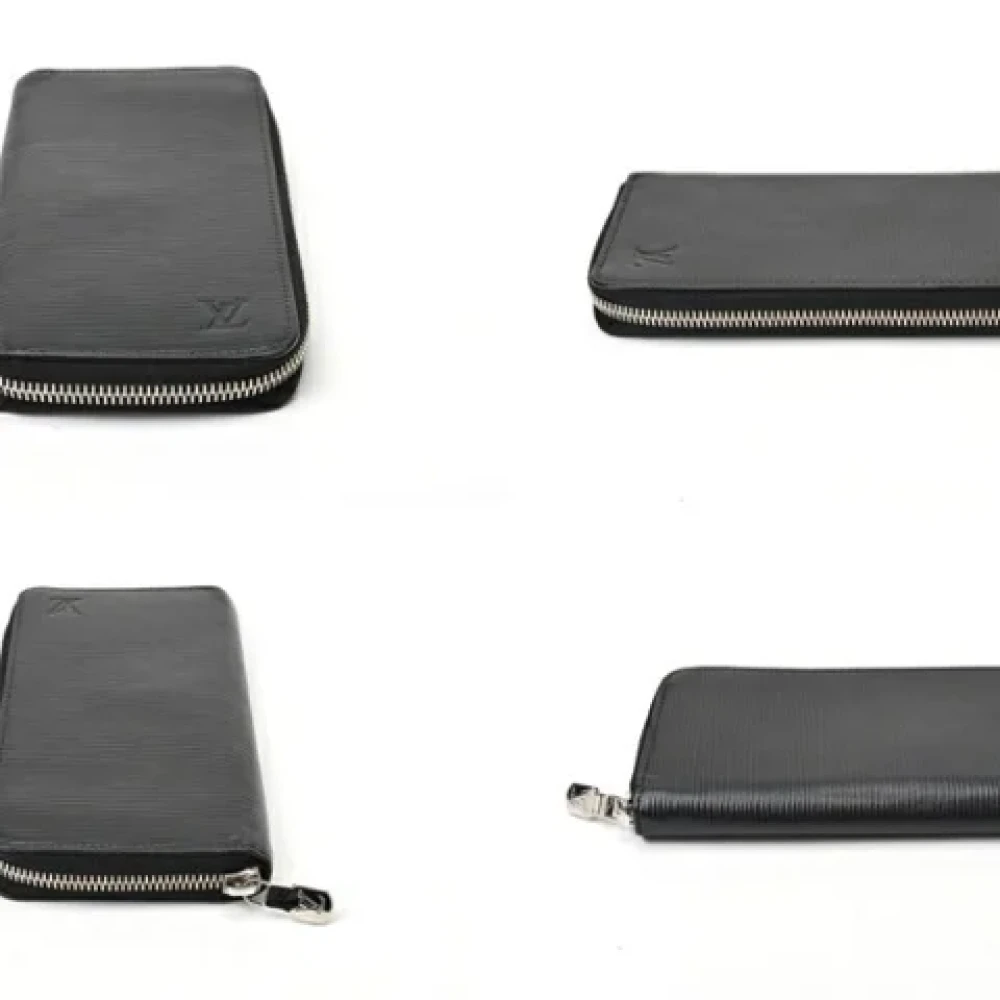 Louis Vuitton Vintage Pre-owned Leather wallets Black Heren