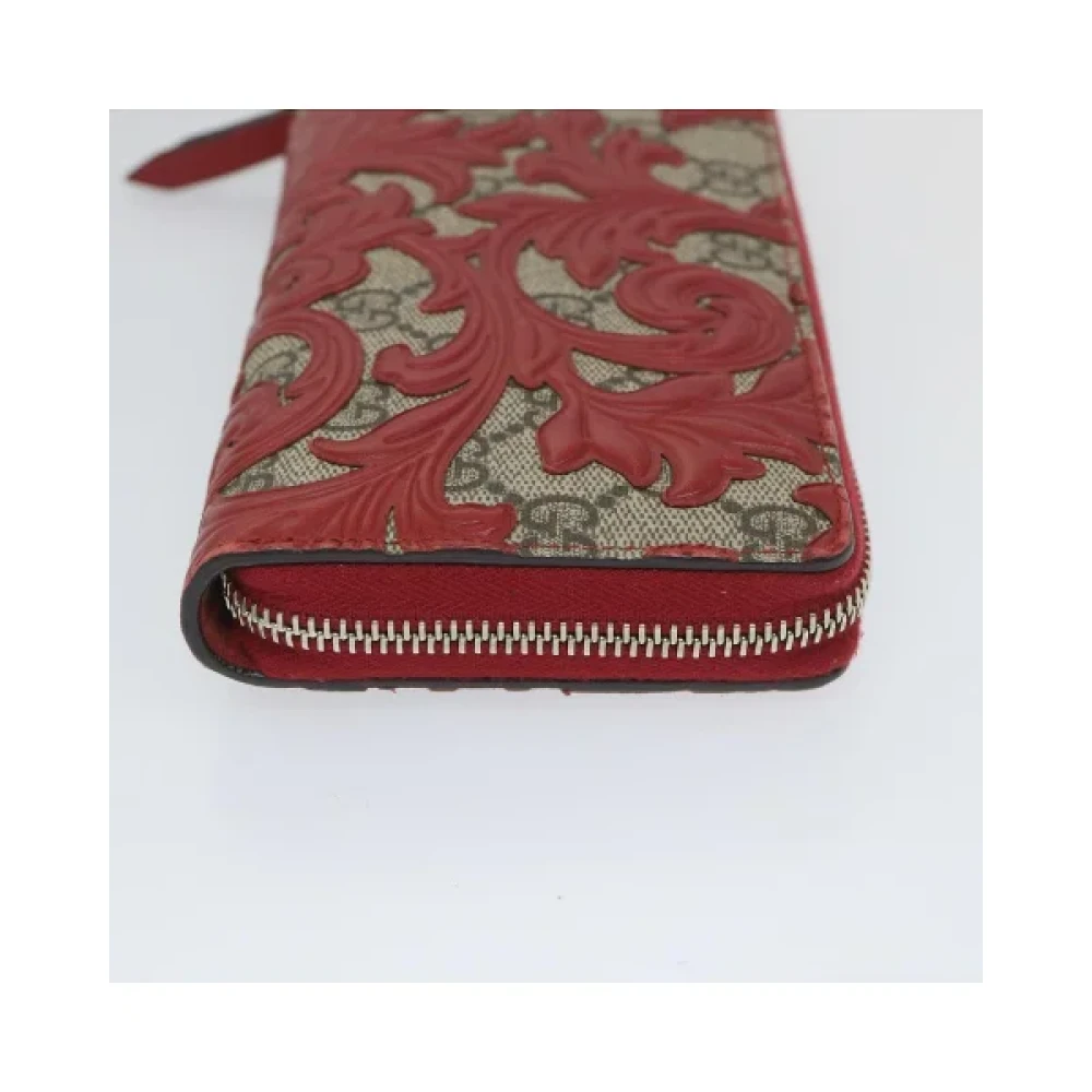 Gucci Vintage Pre-owned Leather wallets Red Dames