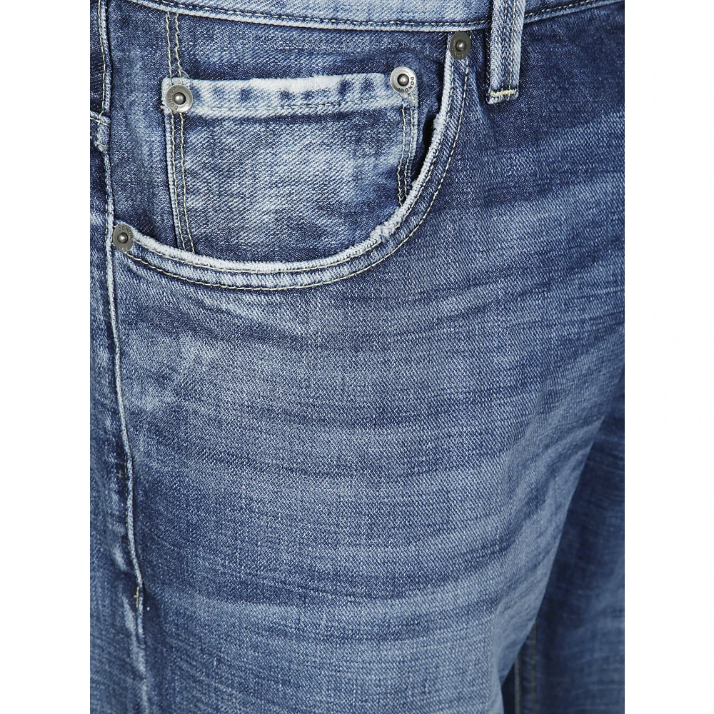 Dondup Brighton Microrotture Jeans Blue Heren