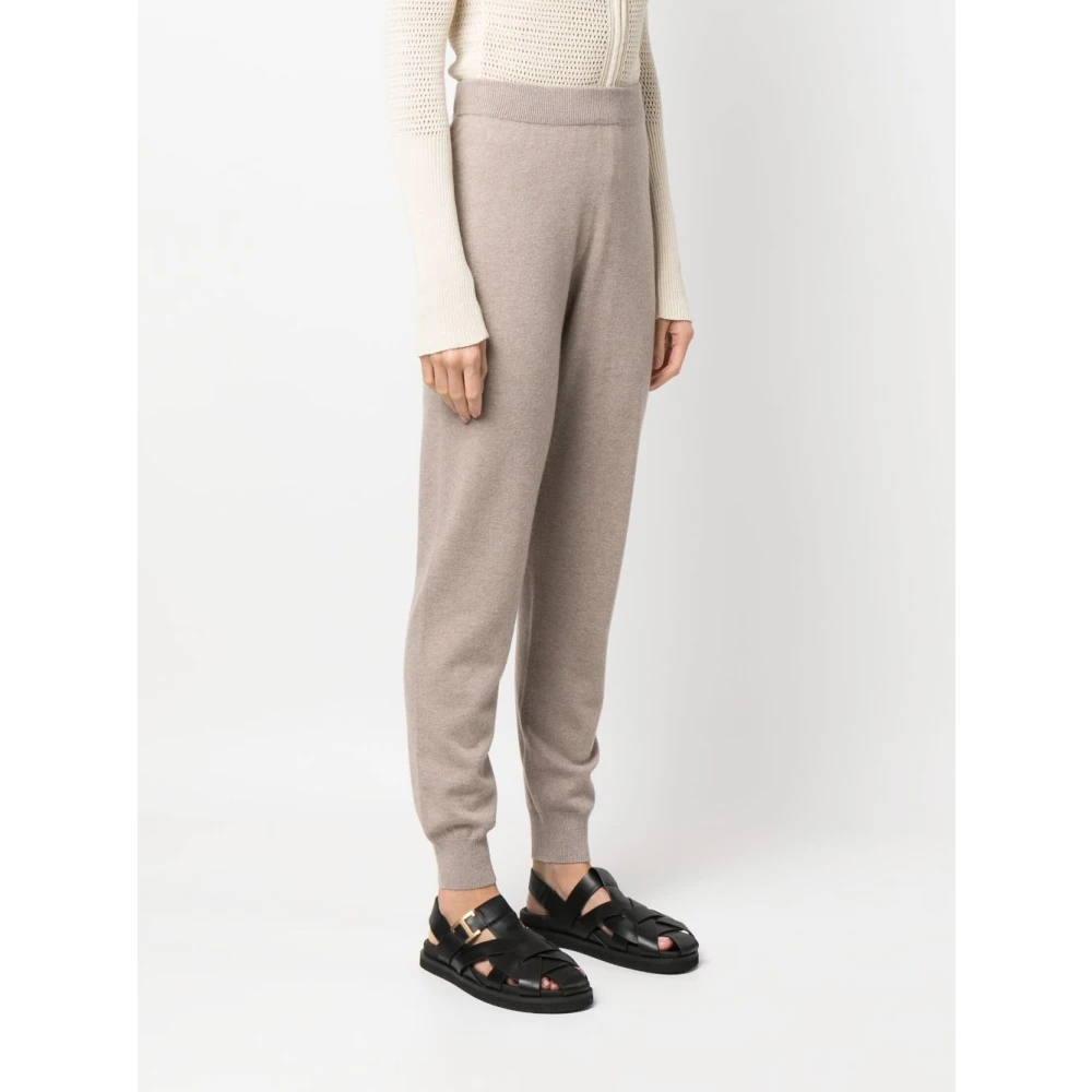 Fabiana Filippi Gebreide Hoge Taille Broek Duif Grijs Gray Dames