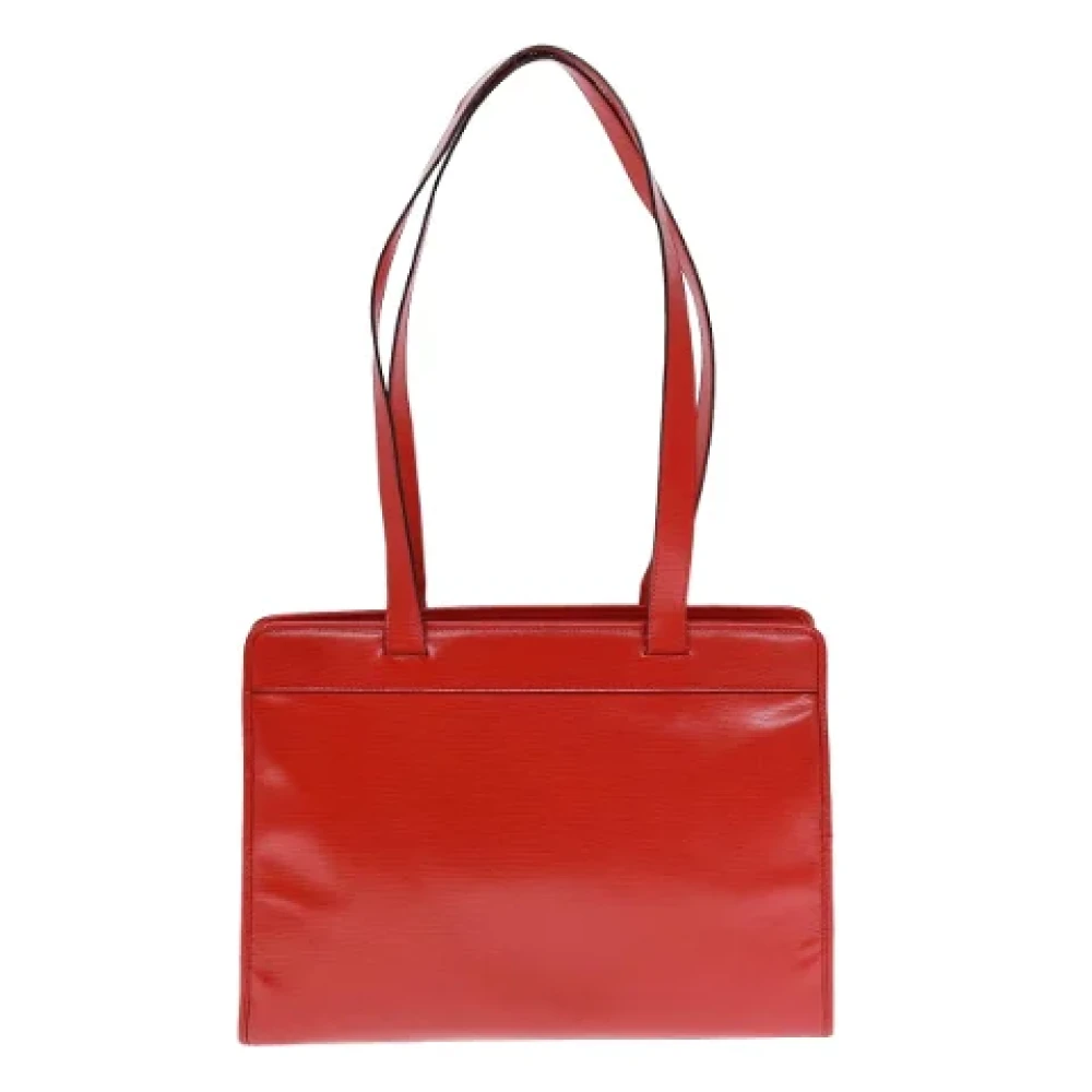 Celine Vintage Pre-owned Leather celine-bags Red Dames