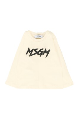 t-shirt-a-manches-longues-ivoire-avec-logo