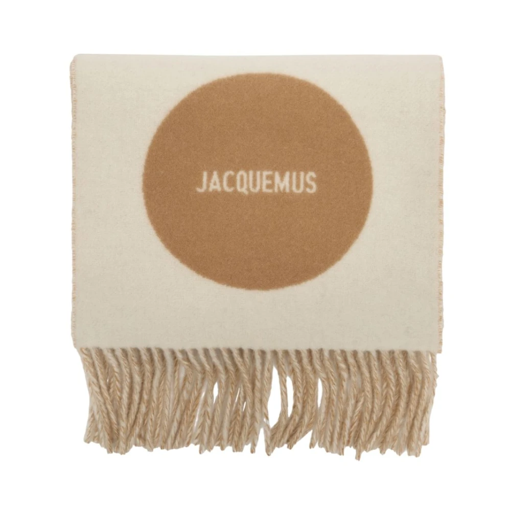 Jacquemus Women's Beige Rond Carré Scarf