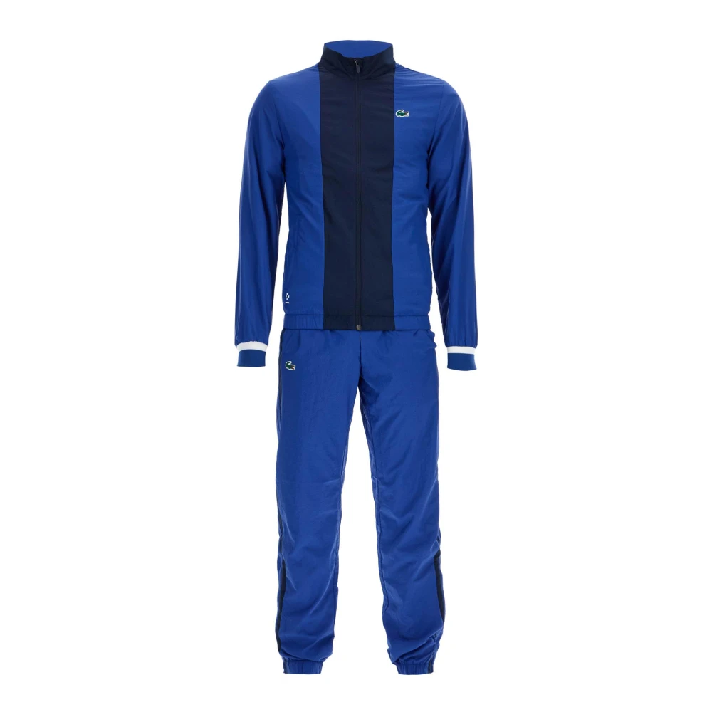 Lacoste Sportieve Mesh Jumpsuit Blue Heren
