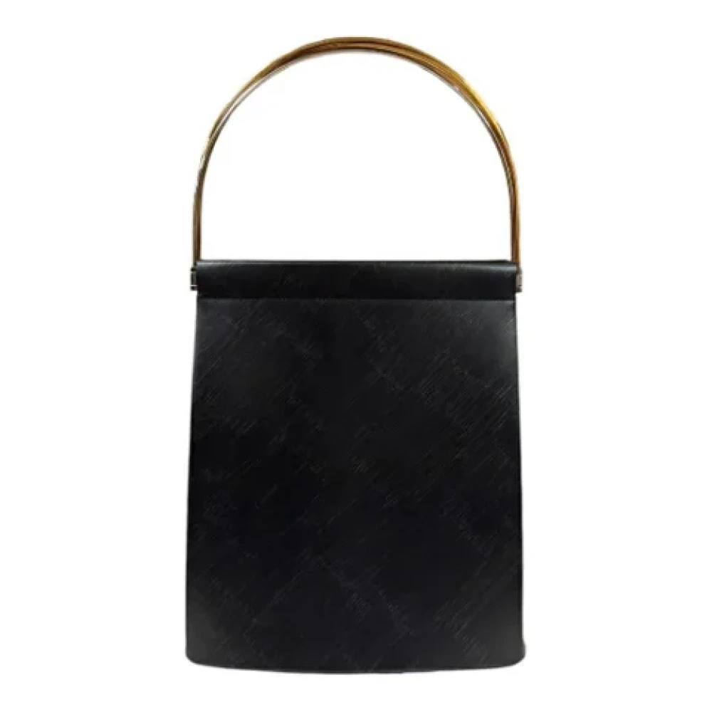 Cartier Vintage Pre-owned Leather handbags Black Dames