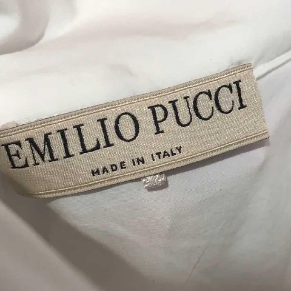 Emilio Pucci Pre-owned Cotton tops White Dames