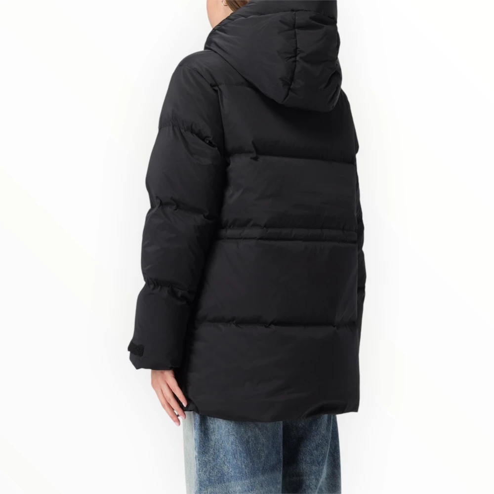 Woolrich Pufferjas voor koud weer Black Dames