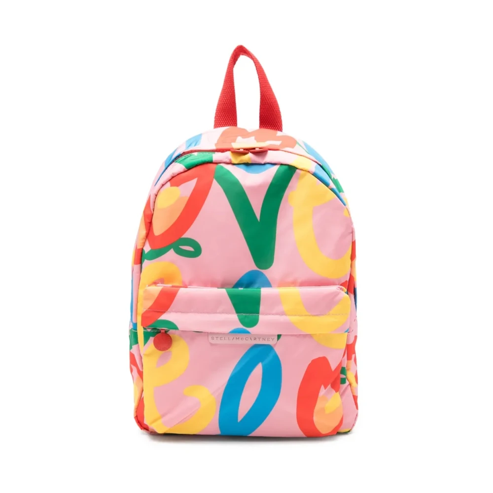 Stella Mccartney Unisex Kids Multicolor School Bags, One Size, Printed Backpack