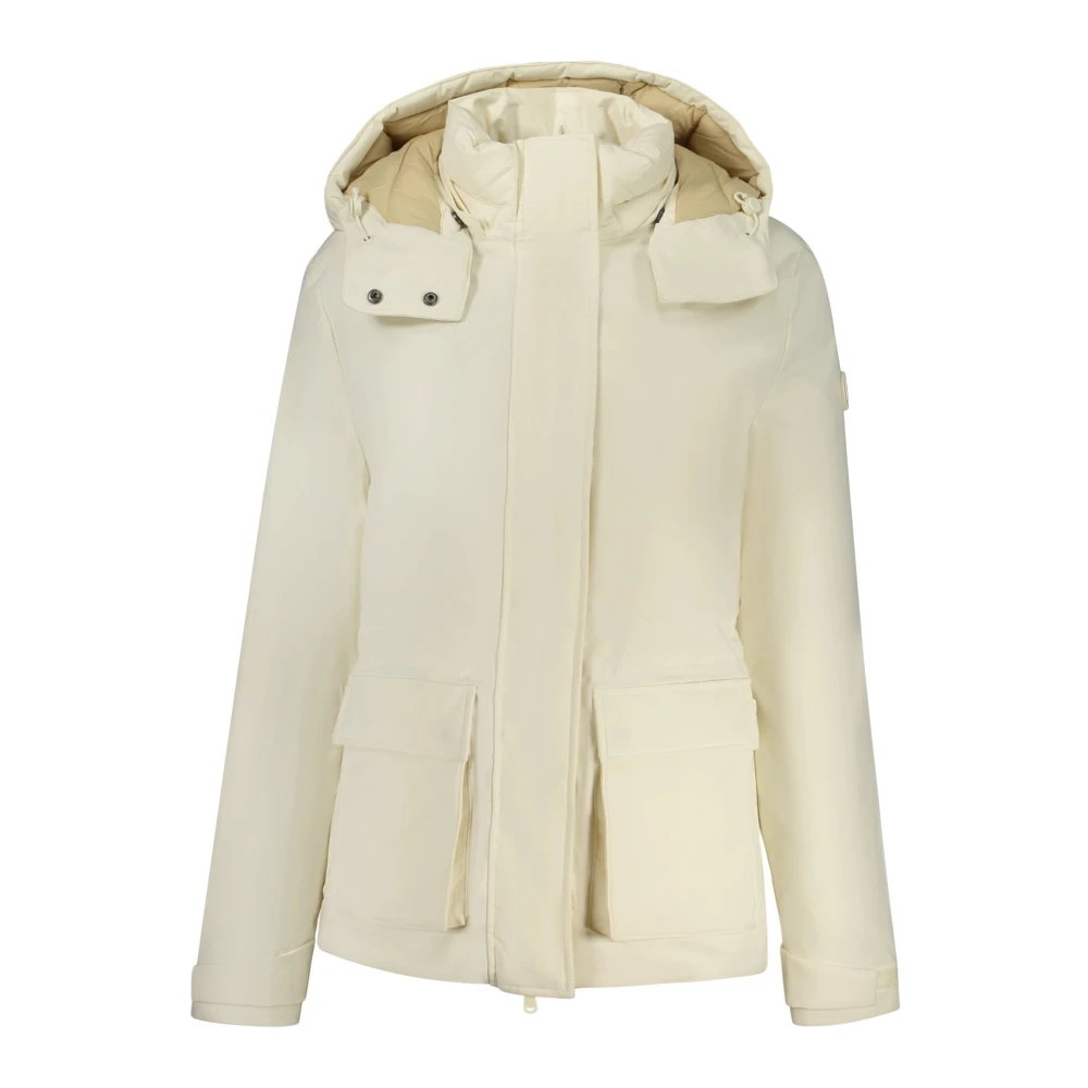 North Sails Women's White Winter Jackets, Xl, Nancy 2-Layer Parka